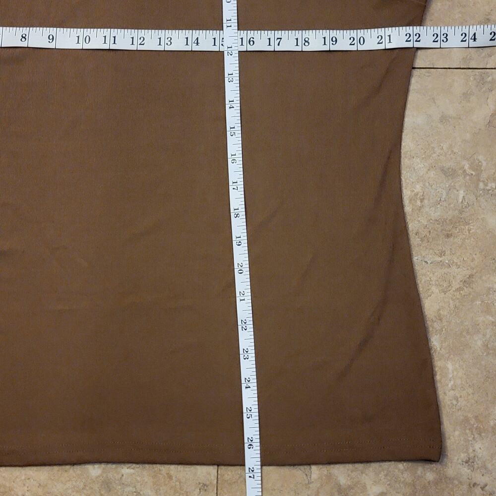 Alo Yoga XL Brown 2pc Long Sleeve Drawstring Pant Knit Lounge Athleisure Set New - Picture 3 of 7